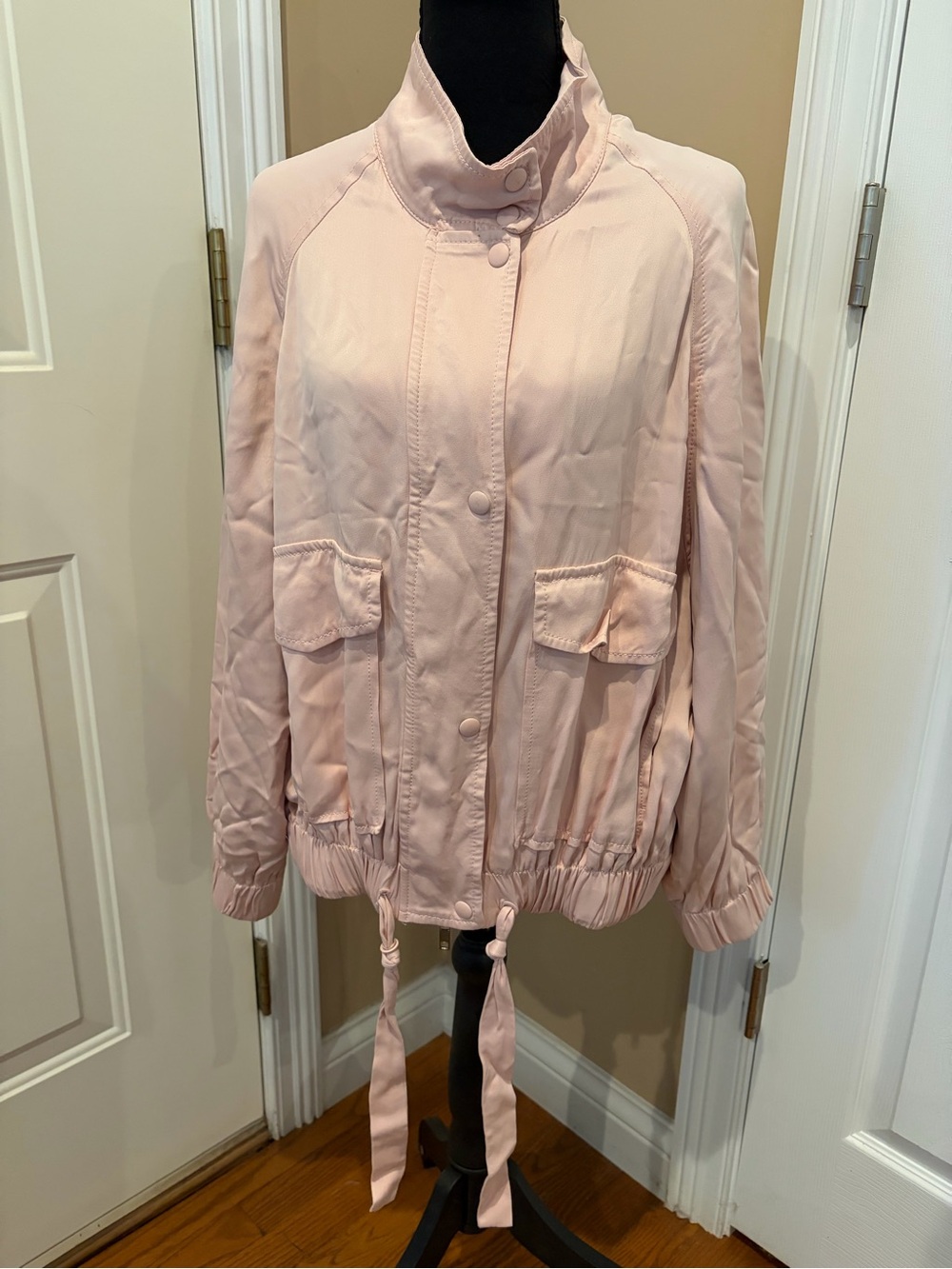 Zara Pale Pink Women's Bomber Jacket